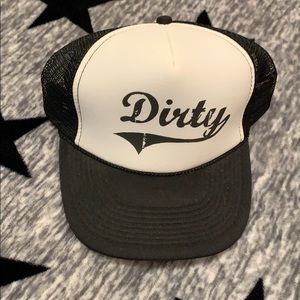 DIRTY trucker hat. INK APPAREL